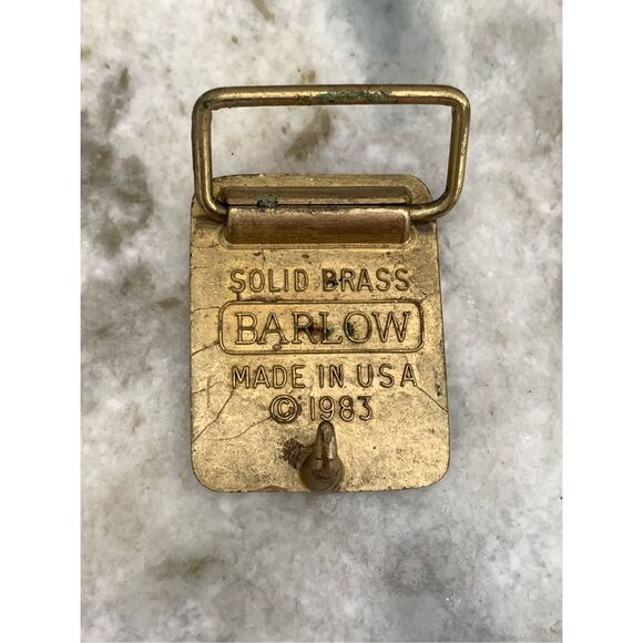 Rare find Bald Eagle Belt Buckle by Barlow #vintage - Picture 3 of 3